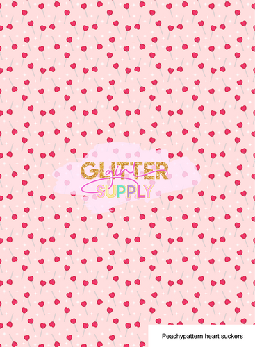 Peachypattern heart suckers