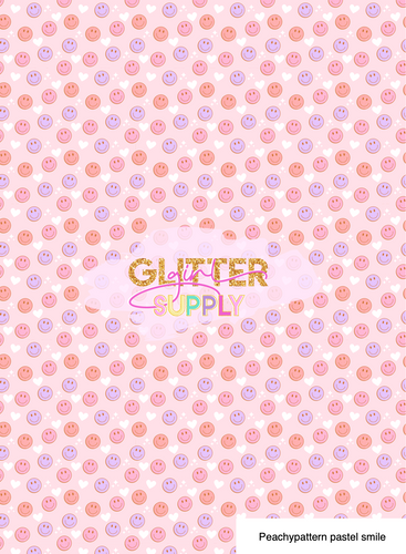 Peachypattern pastel smile