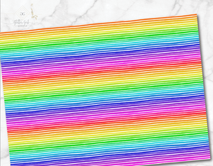 Rainbow Thin Lines
