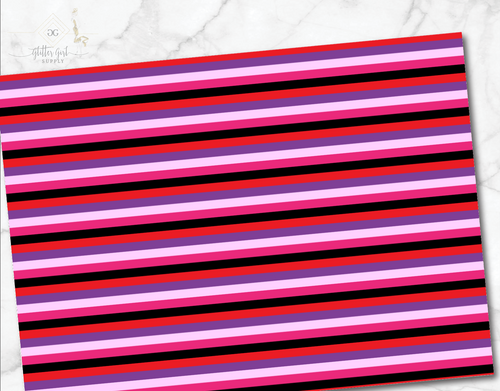Red Pink Black Lines
