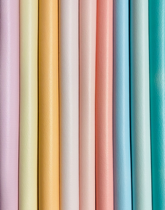 Pastel Solids Set of 9 Faux Leather