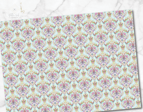 Paisley Light Blue