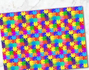 Autism Puzzle colorful