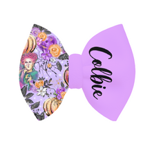 Load image into Gallery viewer, Halloween and Cheetah Personalized fabric bow STRIPS