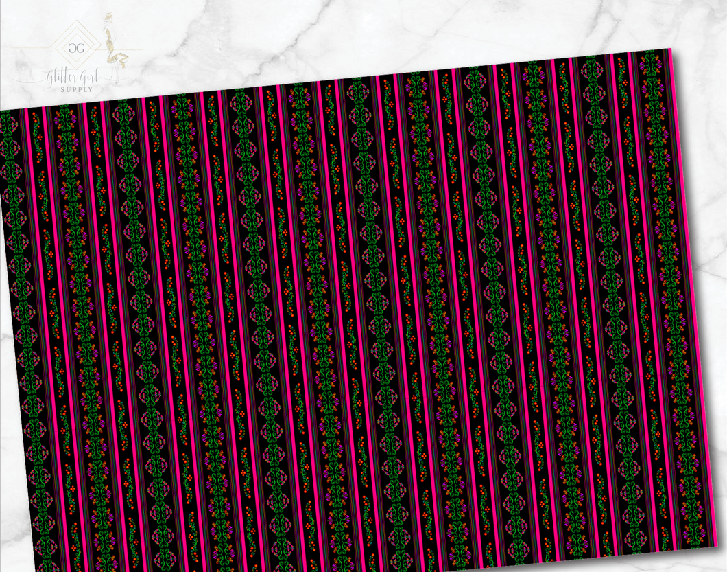 Mexican Pattern black