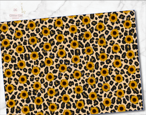 Sunflowers Leopard