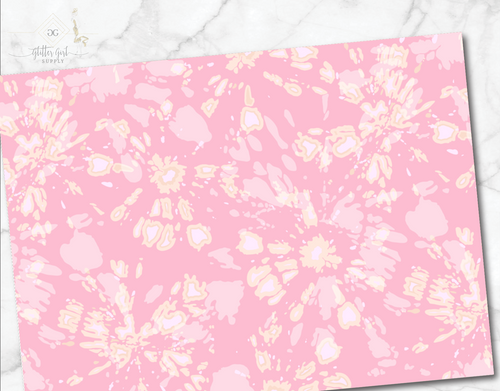Tie Dye Pink Yellow