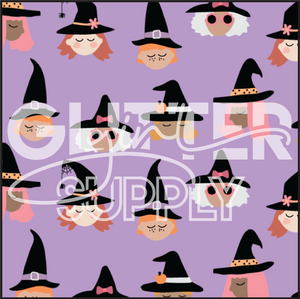 Witches on Purple Heycute