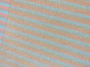 Chunky glitter light blue lines